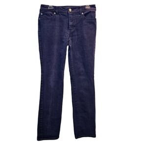 Chicos Size 0.5 (S 6) So Slimming‎ Purple Jeans